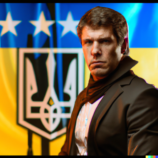 DALL·E 2022-12-26 11.15.44 - jack ryan as han solo with ukrainian flag in the background